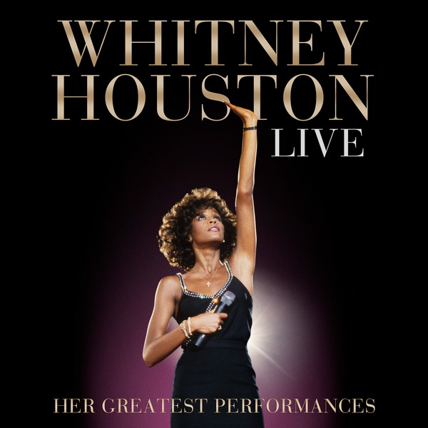 Whitney Houston Live Album Artwork