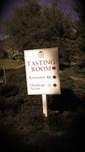 TheDuaneWells.com - Tasting Room Sign at Imagery Winery