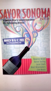 TheDuaneWells.com - Savor Sonoma Poster