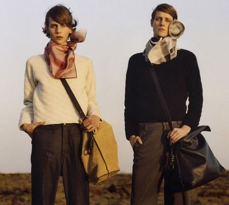 Large Satchel + Scarf - Loewe S/S 2015