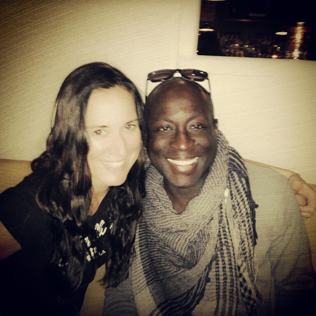 After dinner convo with Domenica Catelli