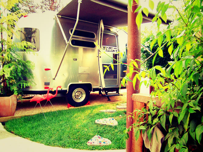 An Airstream at the Metro Hotel