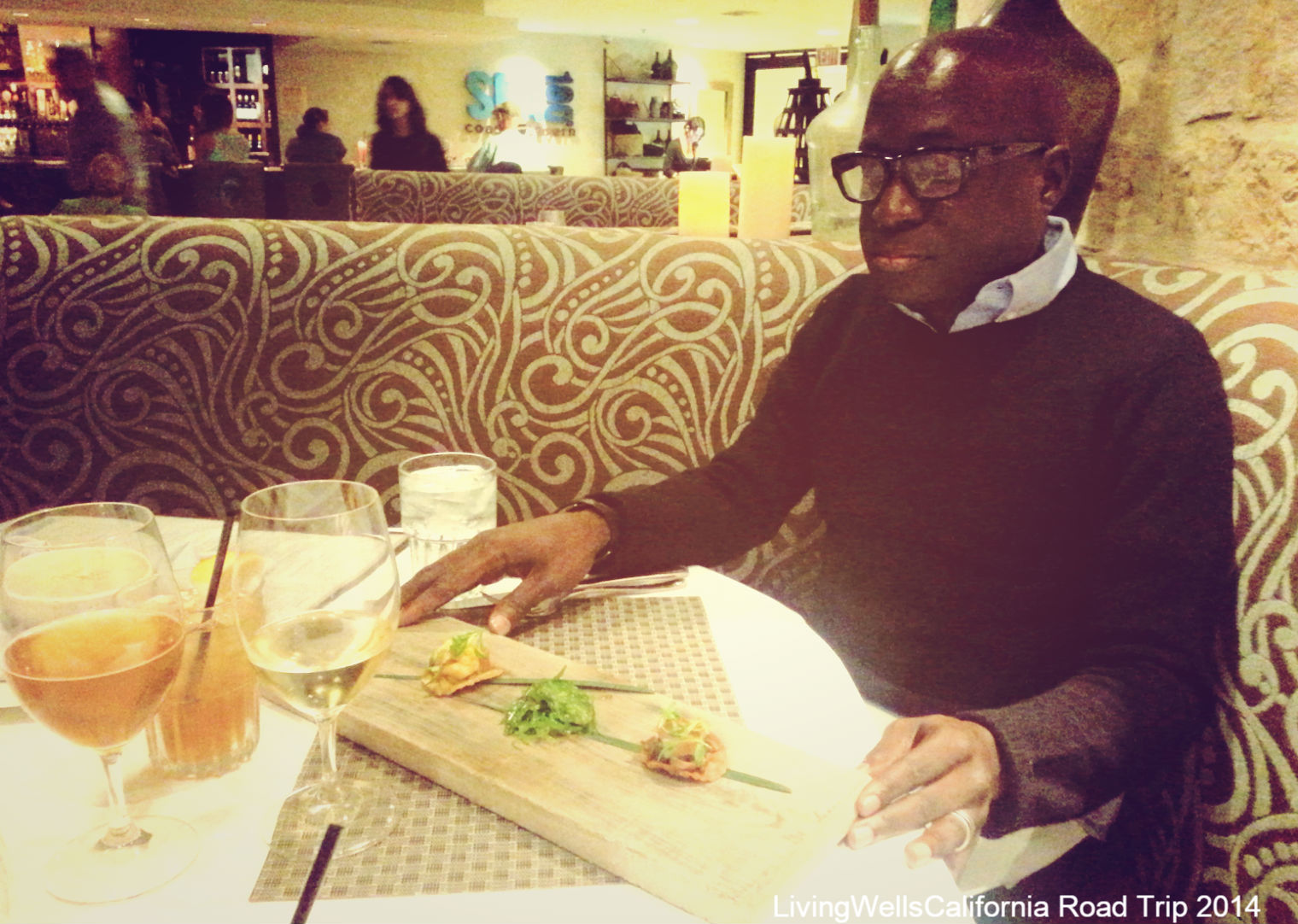 Sampling the cuisine at Seaside 180, Pier South