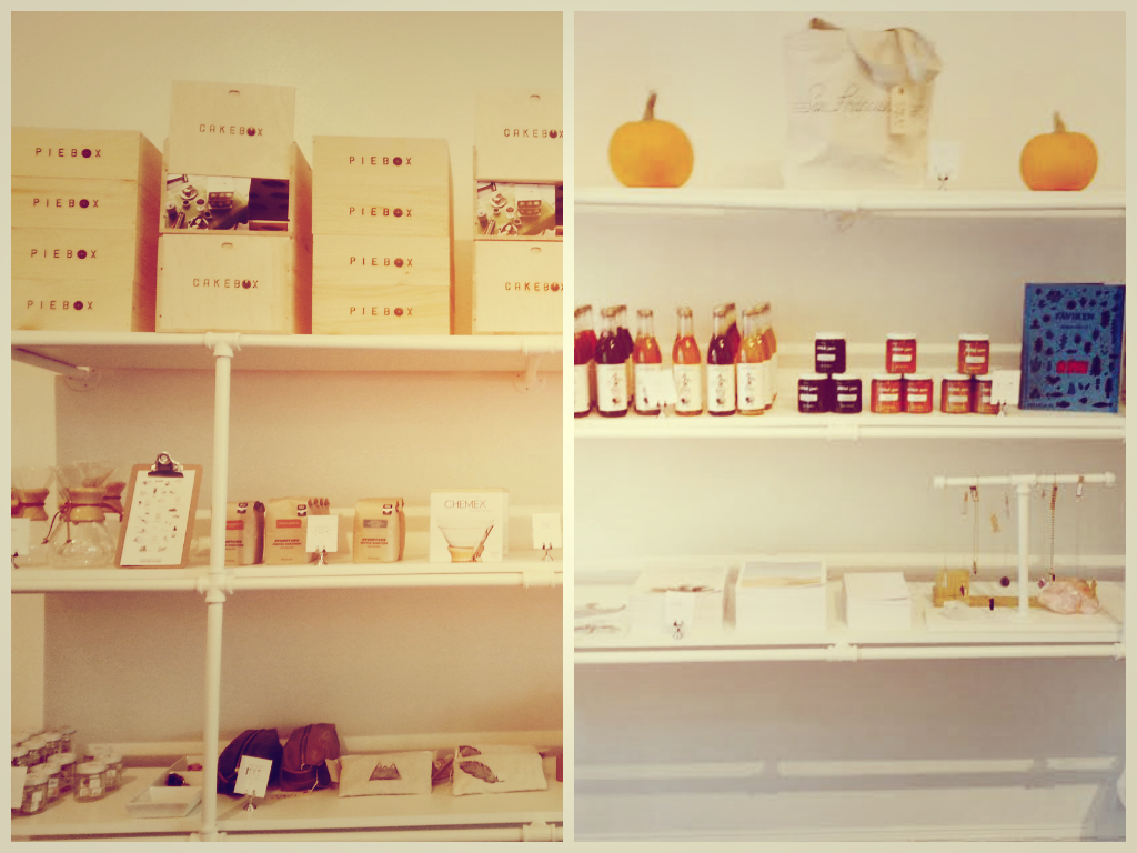 Shelves at Noble Folk, Healdsburg
