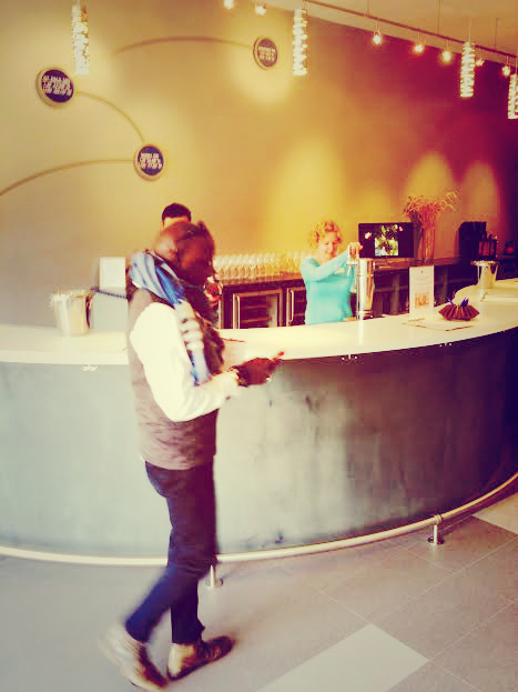 Arriving at Cartograph Wines Tasting Room, Healdsburg