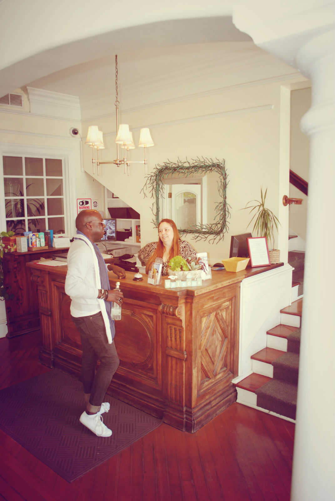 Checking in at the Newport Beach Hotel