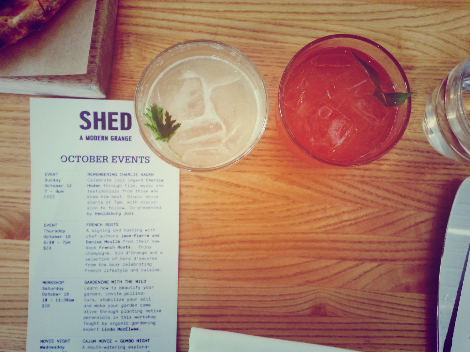 Seasonal Shrubs at Shed, Healdsburg