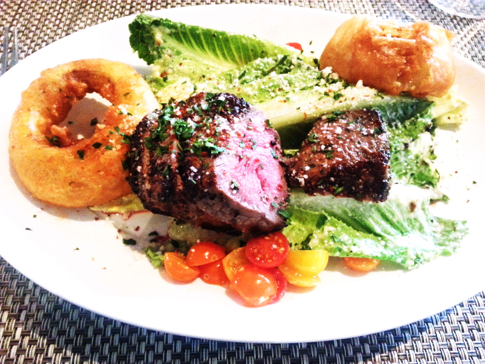 Stark's Steakhouse Caesar Salad with New York Strip