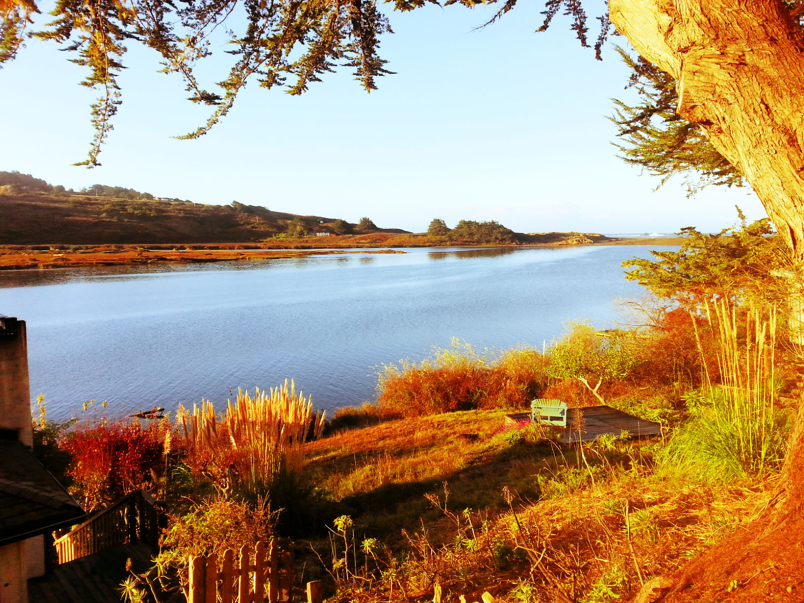 Arriving at Jenner Inn, Jenner, CA