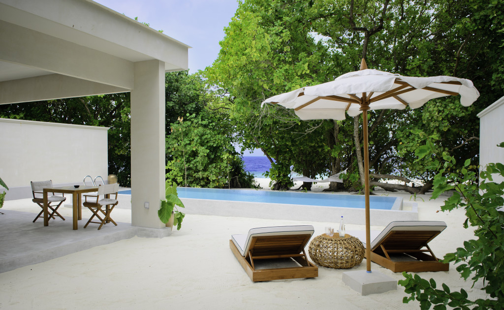 Amilla Beach House Deck