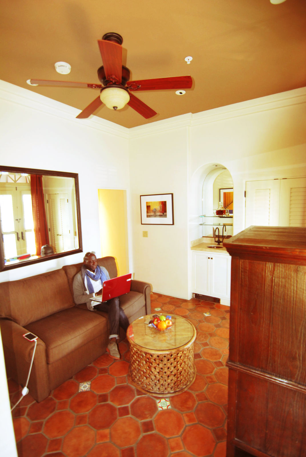 Sitting Room, King Deluxe Suite, Cypress Inn, Carmel, CA